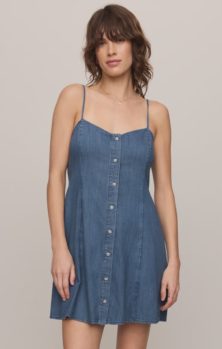Angel Eyes Denim Mini Dress