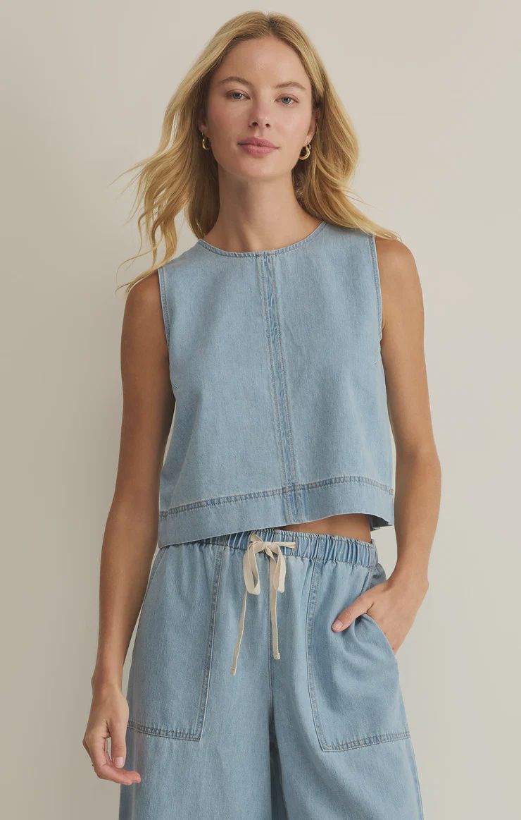 Sun Seeker Denim Tank