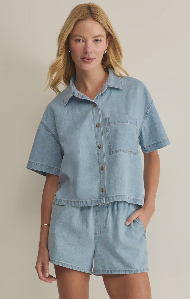 Everyday Denim Button Up