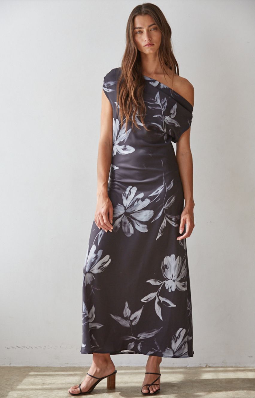 Raven Floral Dress