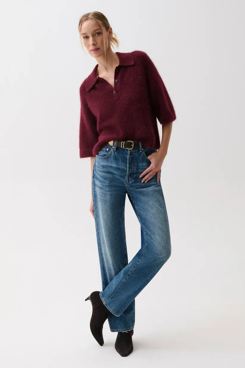 Cassie Super High Rise Straight - Legend