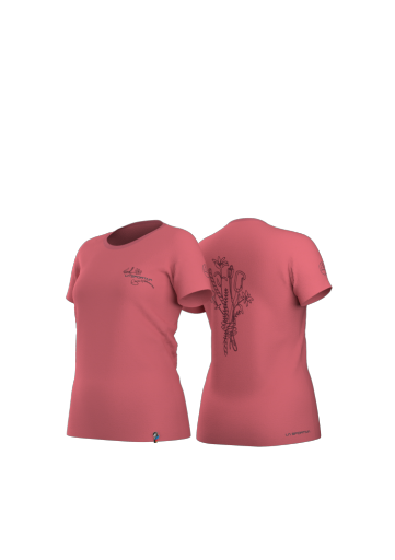 Climb Flower T-Shirt W Climb Flower T-Shirt W, Colour: Rosebay, Season: S25, Size: M