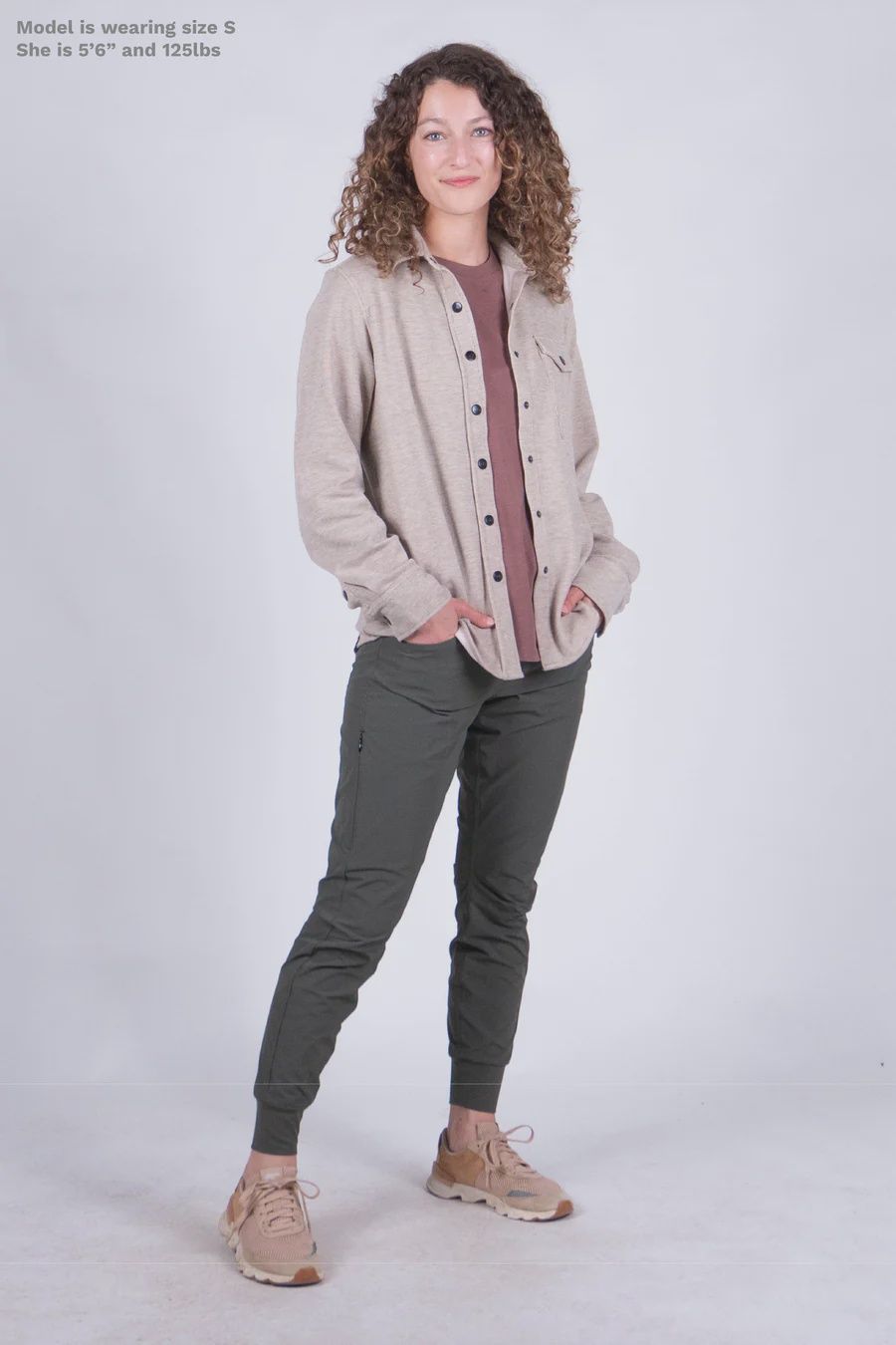 Womans Sherman Fleece, Colour: Beige, Size: S