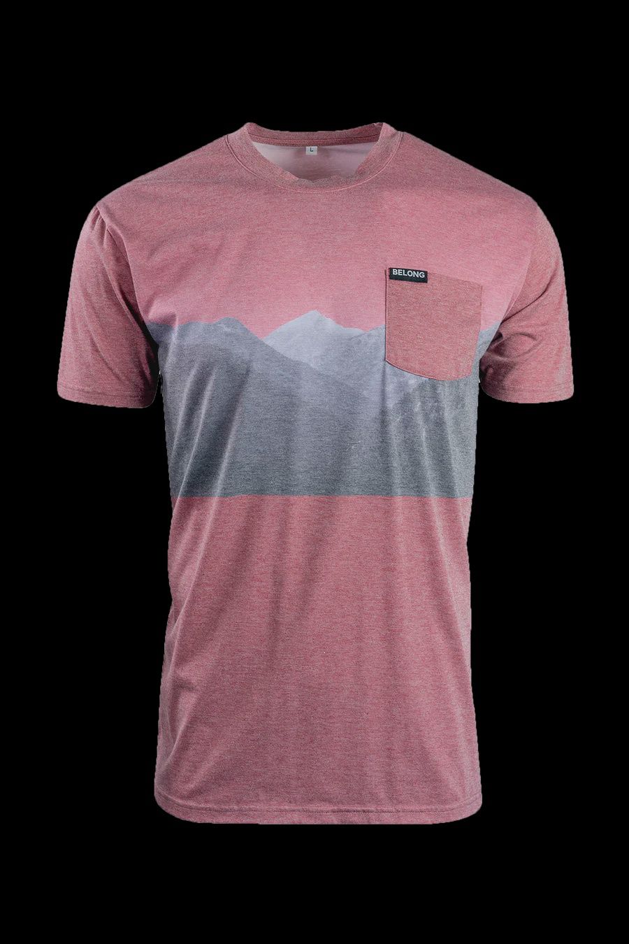 Men's Graphic Traverse Tek Tee Men's Graphic Traverse Tek Tee, Colour: Grandview Red, Size: S