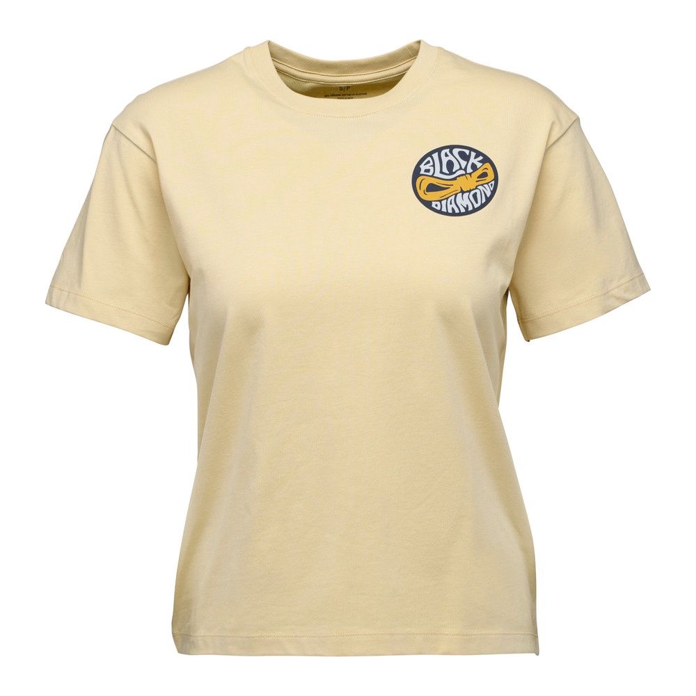 Women's Rope Badge Short Sleeve Tee, Colour: White Oak, Size: XS
