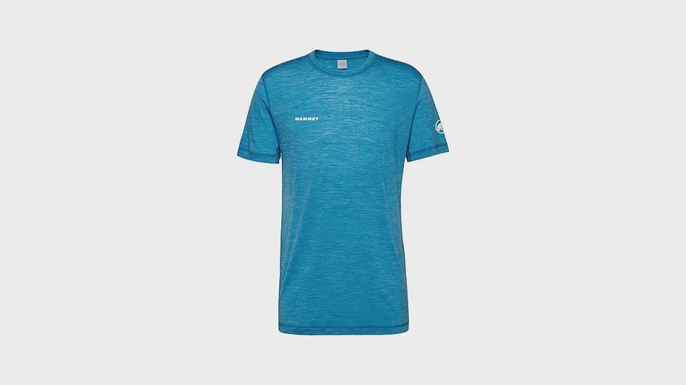 Tree Wool FL T-Shirt Tree Wool FL T-Shirt, Colour: Glacier Blue Melange, Size: L