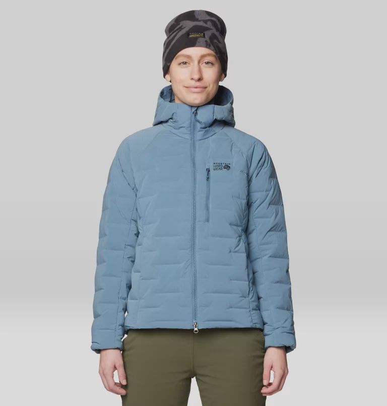 Women's Stretchdown Hoody Women's Stretchdown Hoody, Colour: Adriatic Blue Heather, Size: S