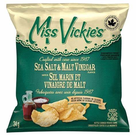 Croustilles Vickies, Quantity: 24g, Flavor: SeaSalt