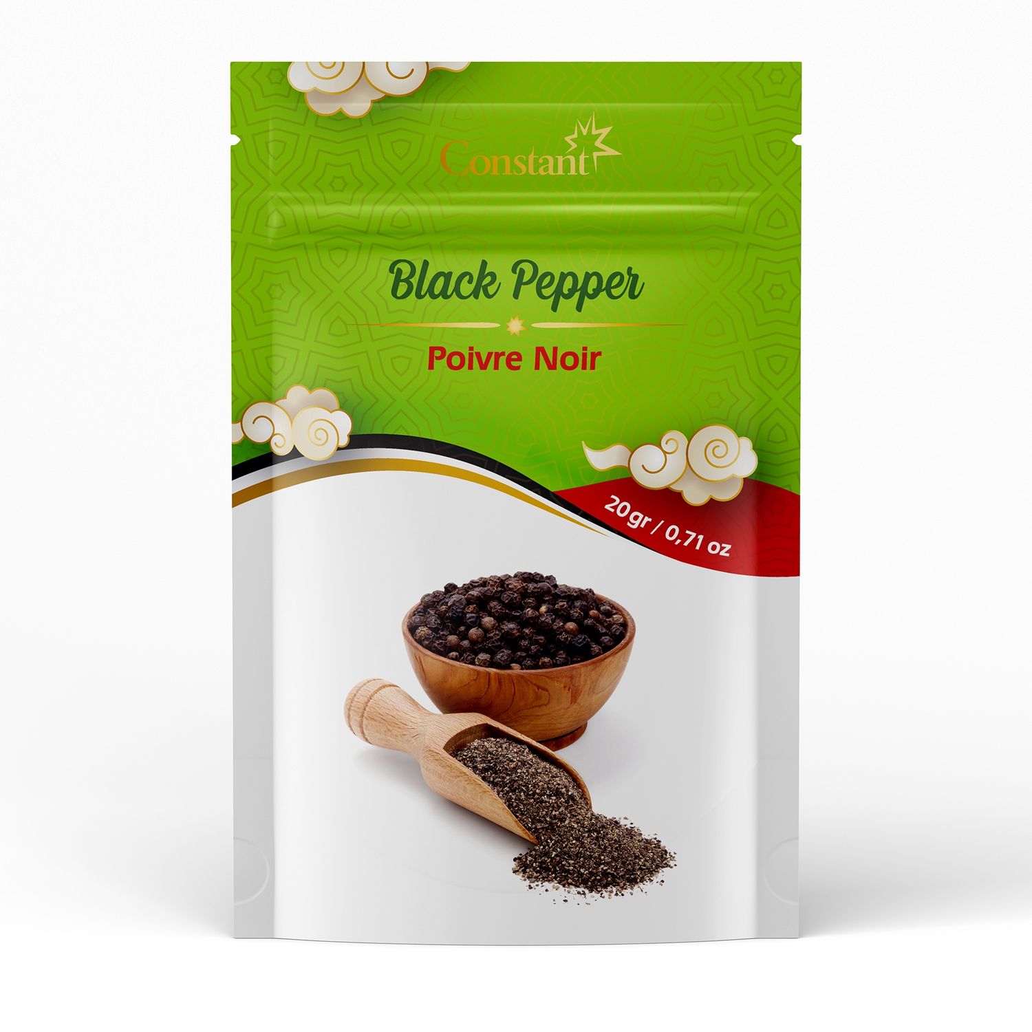 Poivre noir, Quantity: 20gr, Type: Envelope