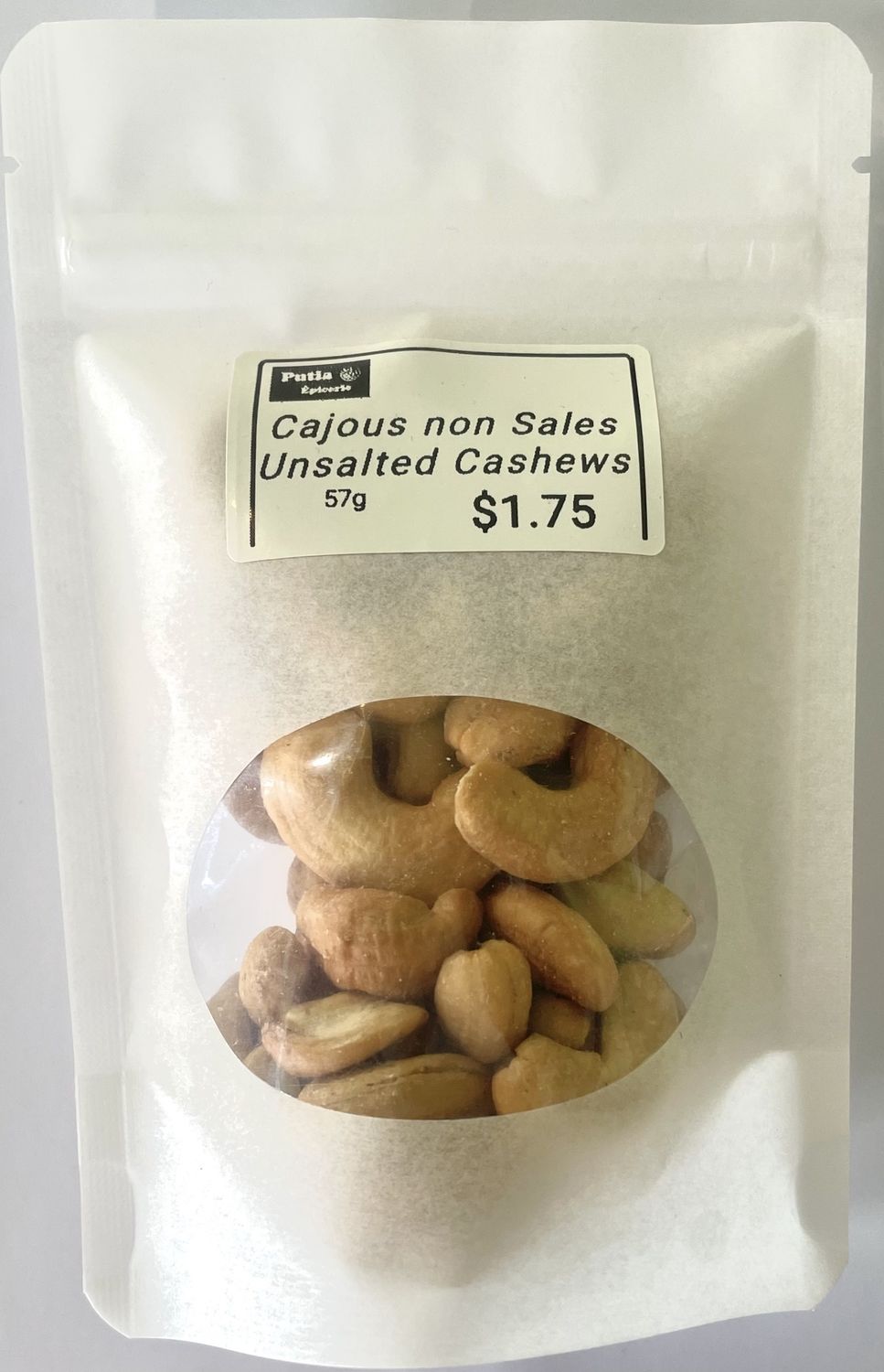 Cajous non Sales, Quantity: 57g