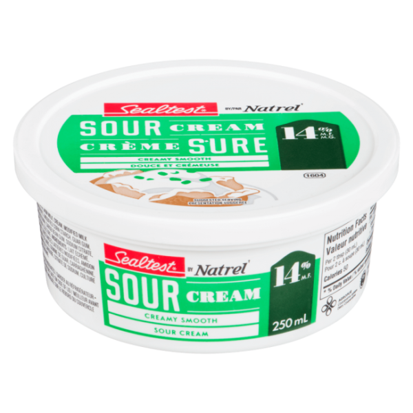 Crème sure, Quantity: 250ml, Percentage: 14%