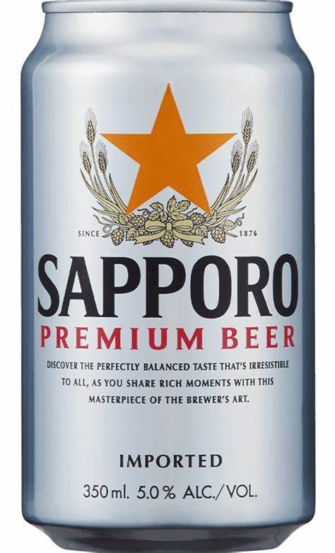 Sapporo, Quantity: 355ml