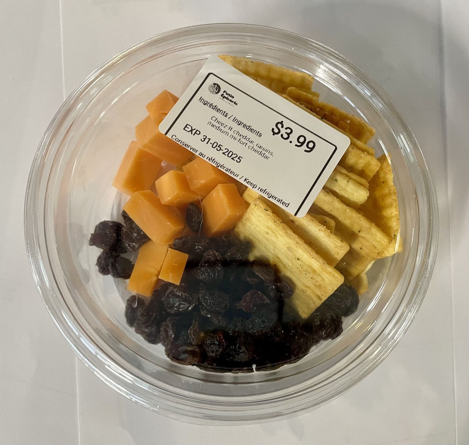Biscuits, Fromage, Raisins