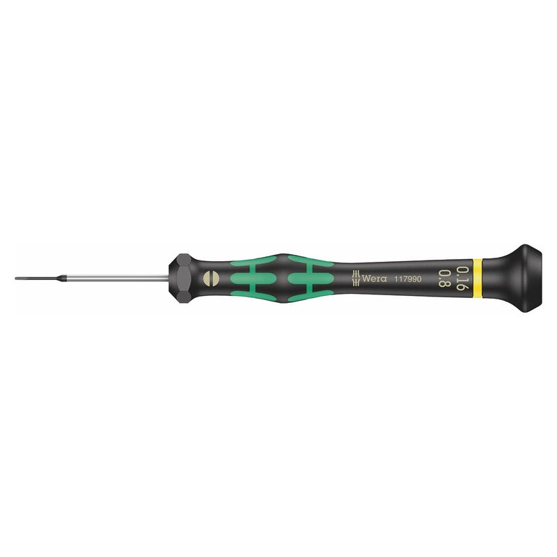 WERA 2035 Screwdriver for Slotted Screws for Electronics