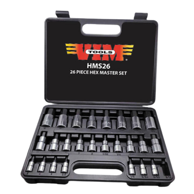 VIM TOOLS 26 Piece Hex Master Set