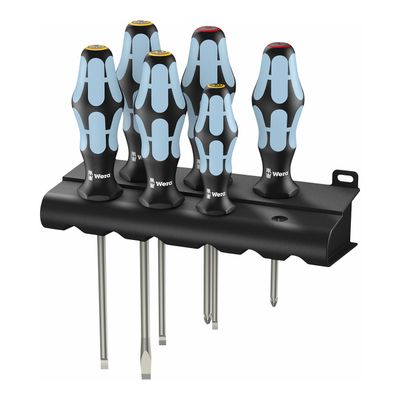 Wera Stainless Screwdriver Set and Rack (6 piece set)