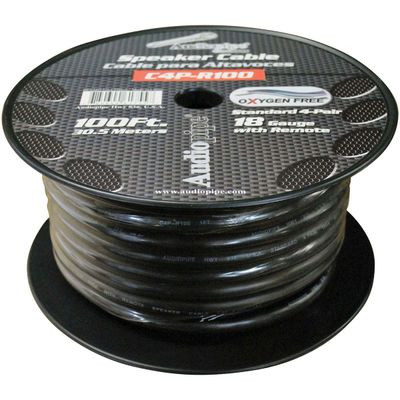 SPEED CABLE AUDIOPIPE 100' 9 WIRE; 4PR. SPKRS + REMOTE