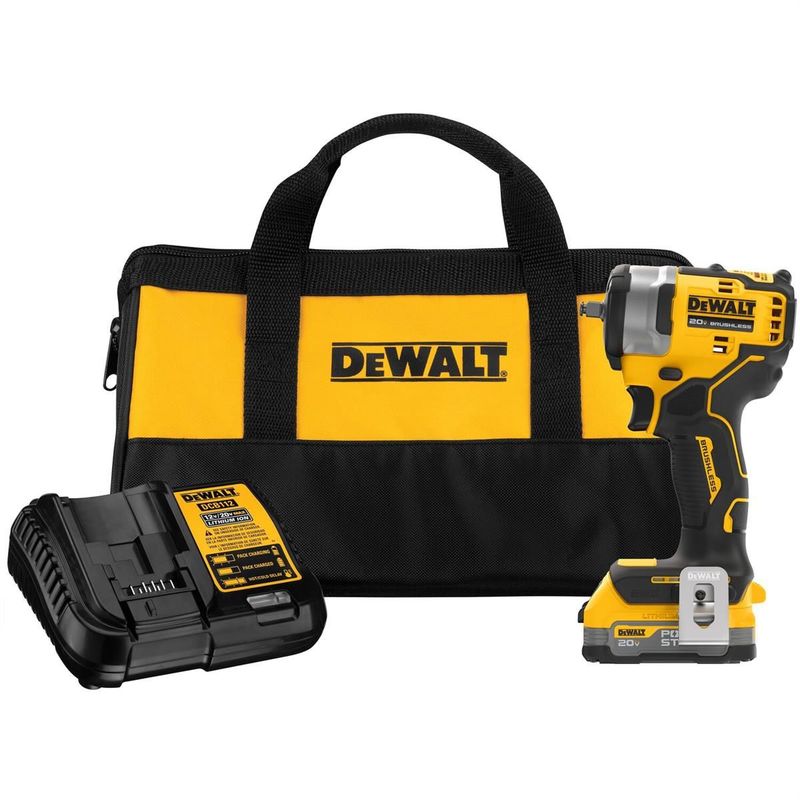 DEWALT 3/8" Compact Impact Wrench Powerstack Kit