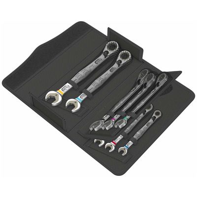 Wera SAE Ratcheting Combination Wrench Set (8-Piece Set)