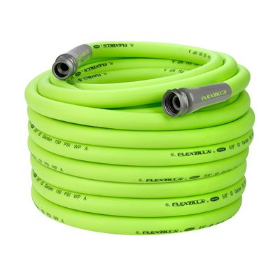 Flexzilla® Garden Hose 5/8" x 100' 3/4" - 11 1/2 GHT Fittings ZillaGreen®