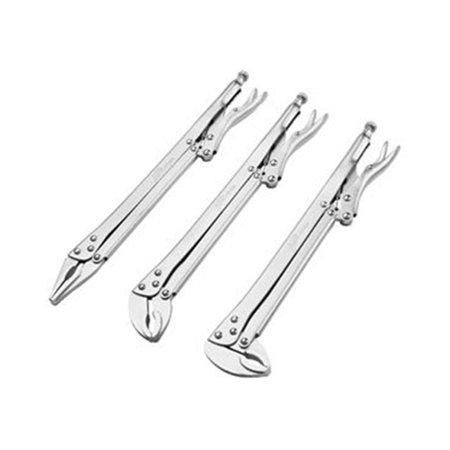 ATD Tools 3pc Ex Long Locking Pliers Set