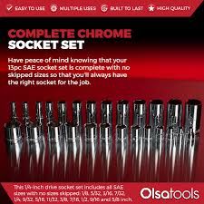 Olsa Tools Chrome Socket Sets
