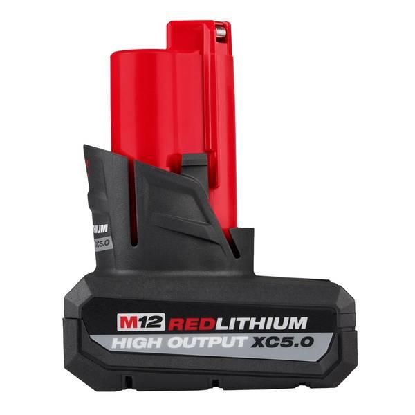Milwaukee 48-11-2450 12V Lithium-Ion High Output 5AH Battery Pack
