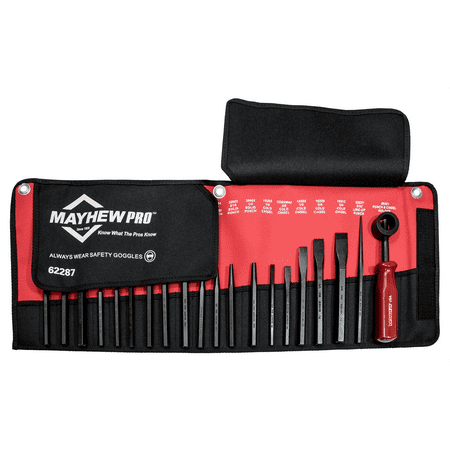 Mayhew 20-PC Punch and Chisel Kit 62287