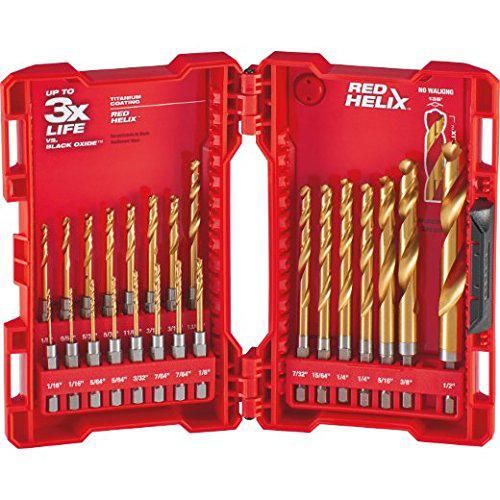 Milwaukee Titanium Drill Bit Set Piece