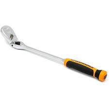 GearWrench 1/2" Drive 90T Cushion Grip Locking Flex Head Ratchet 17"