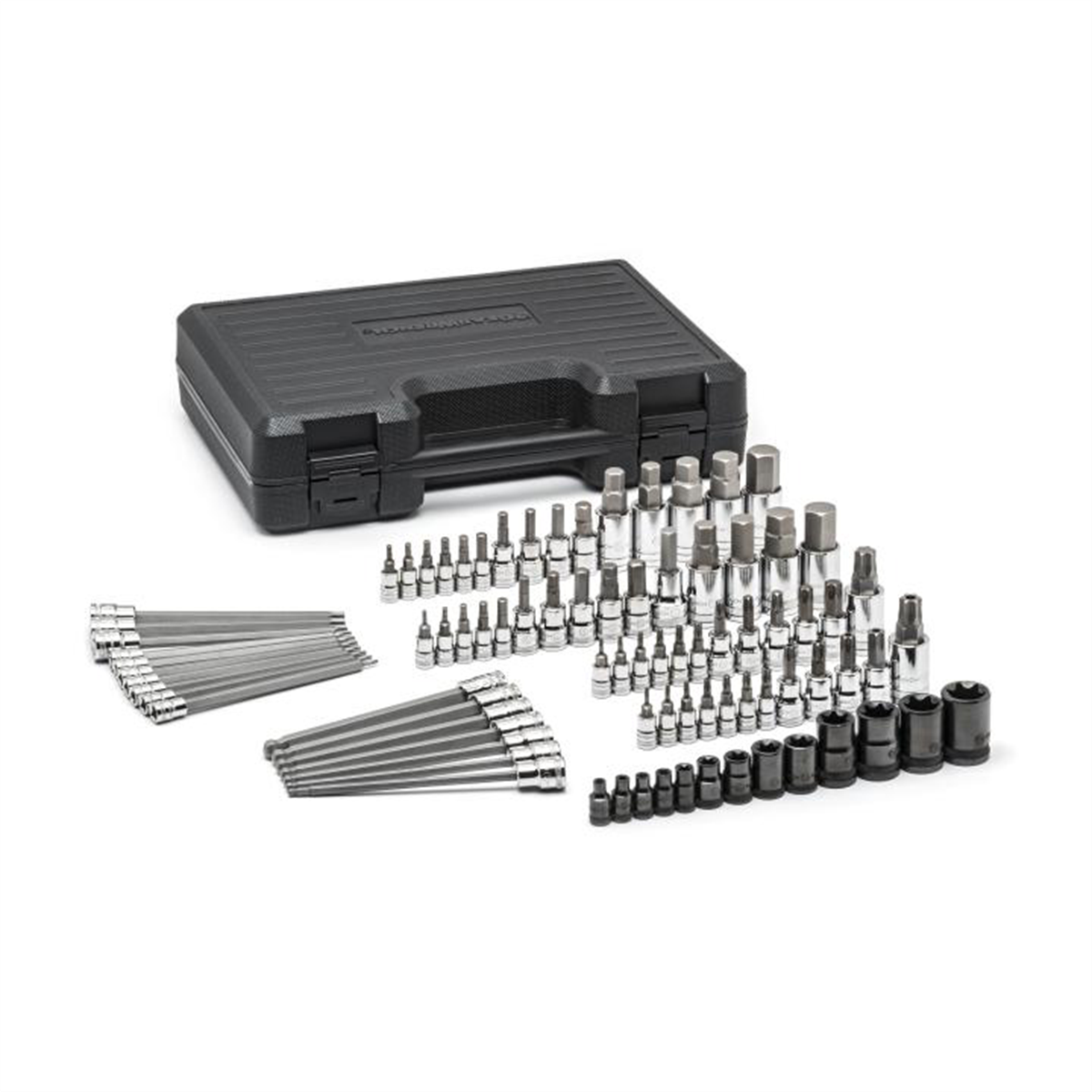 GearWrench 84-Piece Master SAE/Metric Hex and Torx Bit Socket Set 80742