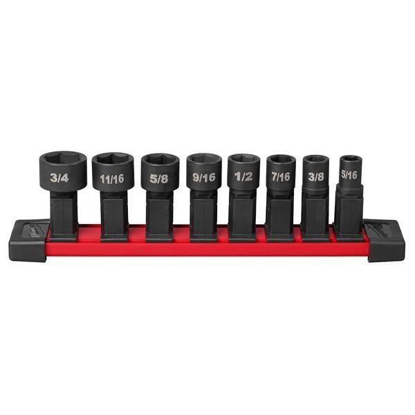 Milwaukee INSIDER Box Ratchet Socket SAE Set (8-Pieces)
