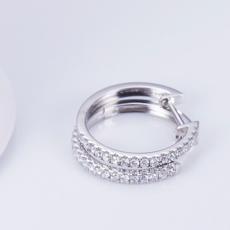 Diamond Bangle Earrings