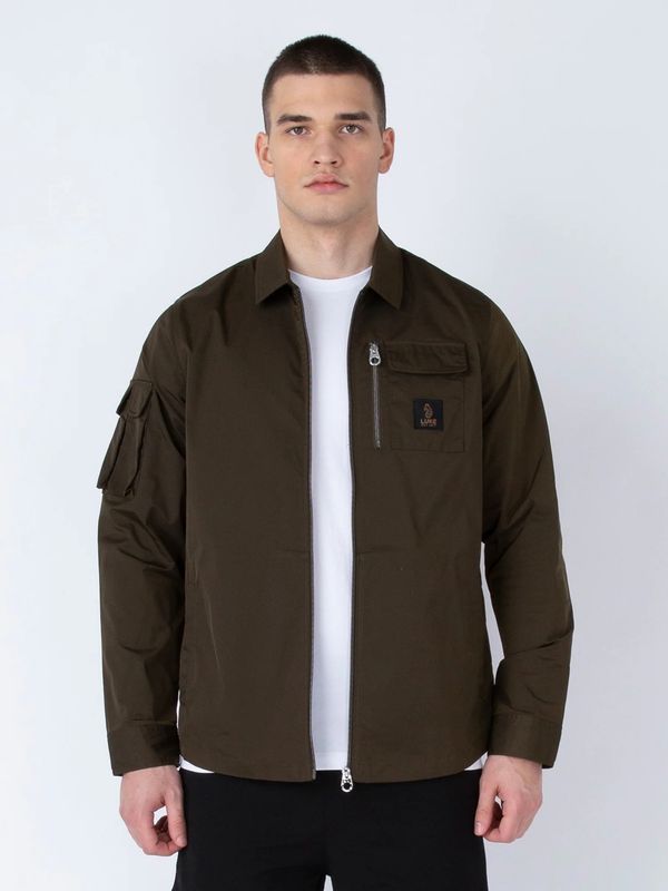 Luke 1977 Vietnam Zip Through Nylon Jacket - Dark Green