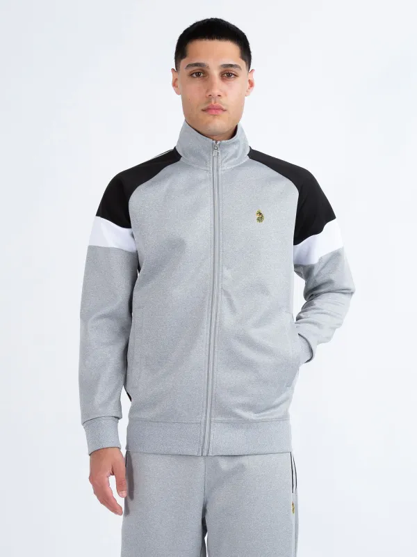Luke 1977 KAS Zip Top - Light Marl Grey