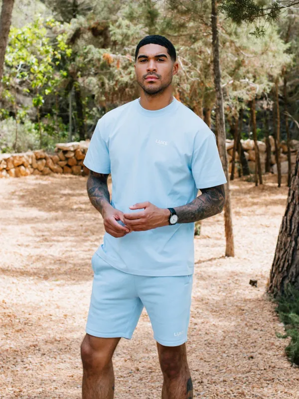 Luke 1977 Exquisite Relaxed Fit Tee Sky Blue