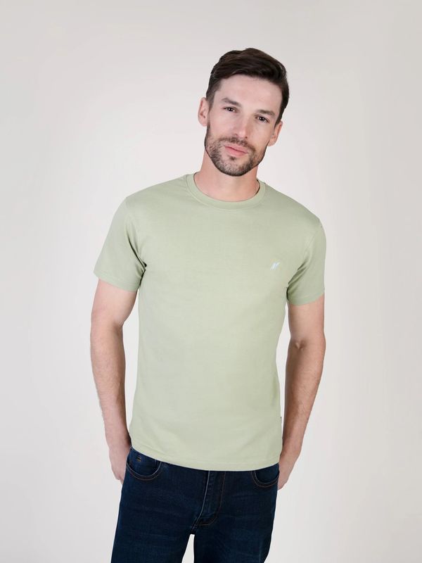 Mish Mash Adaman Crew Neck Tee - Pale Green