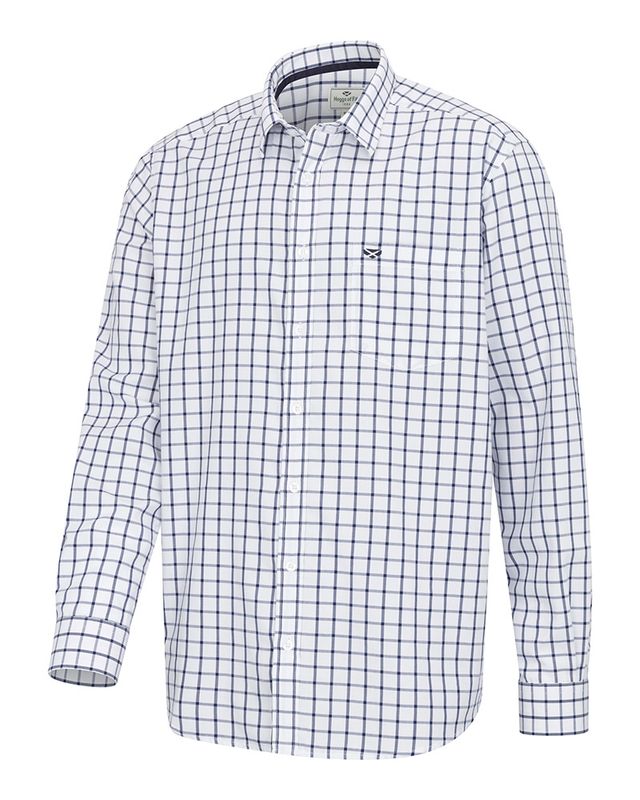 Hoggs of Fife Fernie Bamboo Shirt - Navy - Online Exclusive