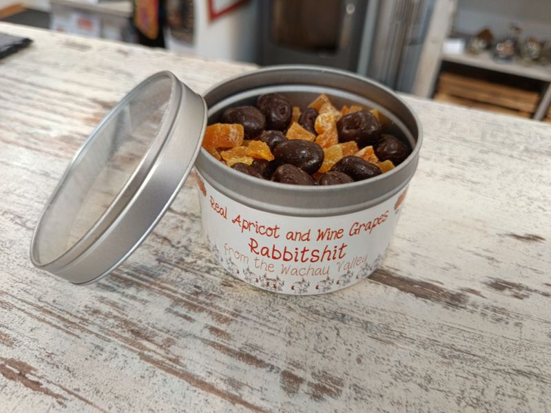 165 grams of fruity dark chocolate.