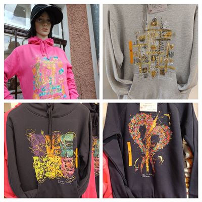 Hooded Sweatshirts and Sweatshirts - designed by Corinna Kirchhof - Size S to 3 XL