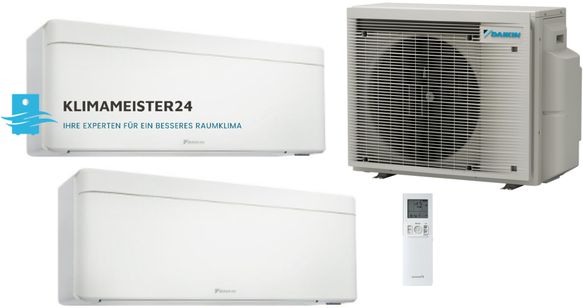 Daikin Stylish DUO SET 2MXM40A FTXA 2,0 kW - 3,4 kW inkl. WiFi - zur Selbst Montage