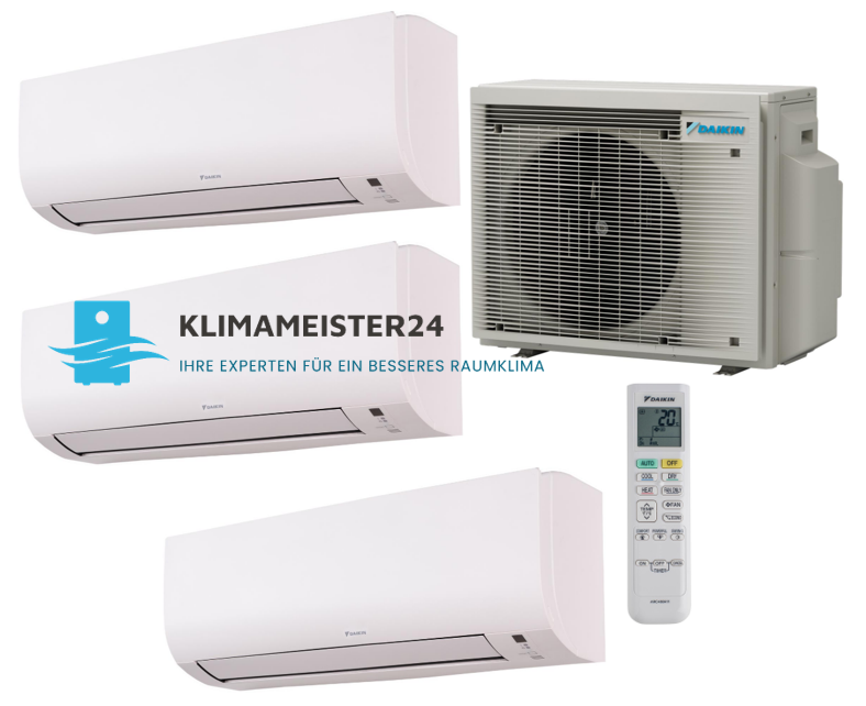 Daikin Comfora TRIO SET 3MXM68A9 FTXP 2,0 kW - 3,5 kW inkl. WiFi - zur Selbst Montage