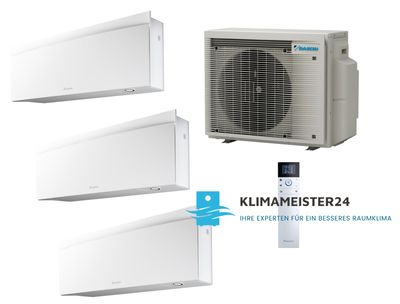 Daikin Emura TRIO SET 3MXM68A9 FTXJ 2,0 kW - 4,2  kW inkl. WiFi - zur Selbst Montage