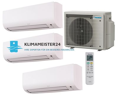 Daikin Comfora TRIO SET 3MXM68A9 FTXP 2,0 kW - 3,5 kW inkl. WiFi - zur Selbst Montage