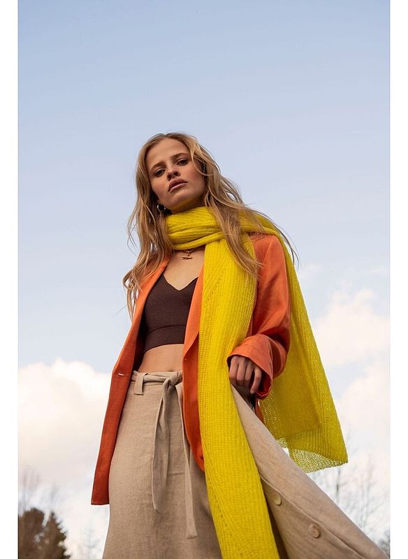 Jille Scarf | Neon Yellow