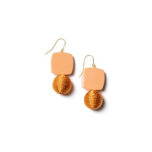 Indu Earrings | Peach