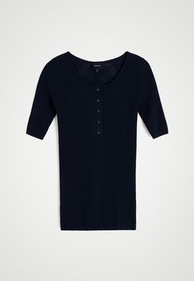 Agnes Knit Top | Navy