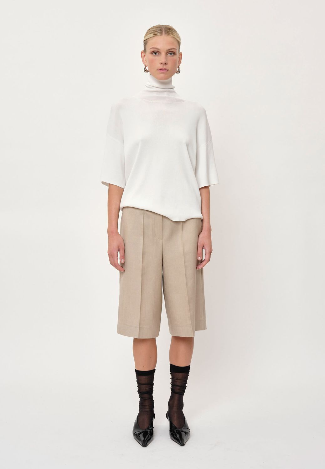 Brittany Knit Top | Offwhite