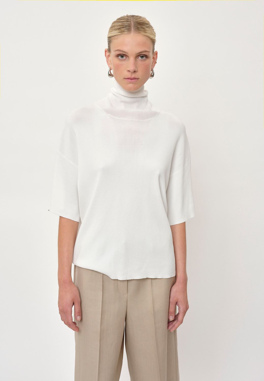 Brittany Knit Top | Offwhite