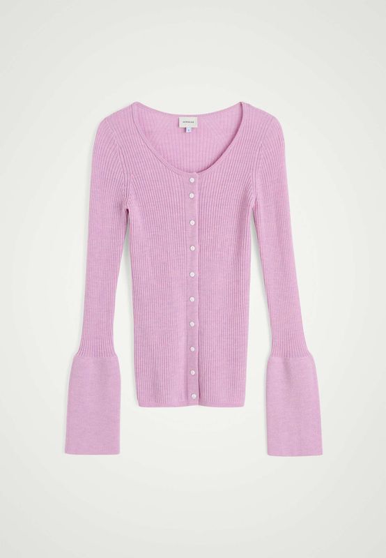 Liw Knit Cardigan | Pink